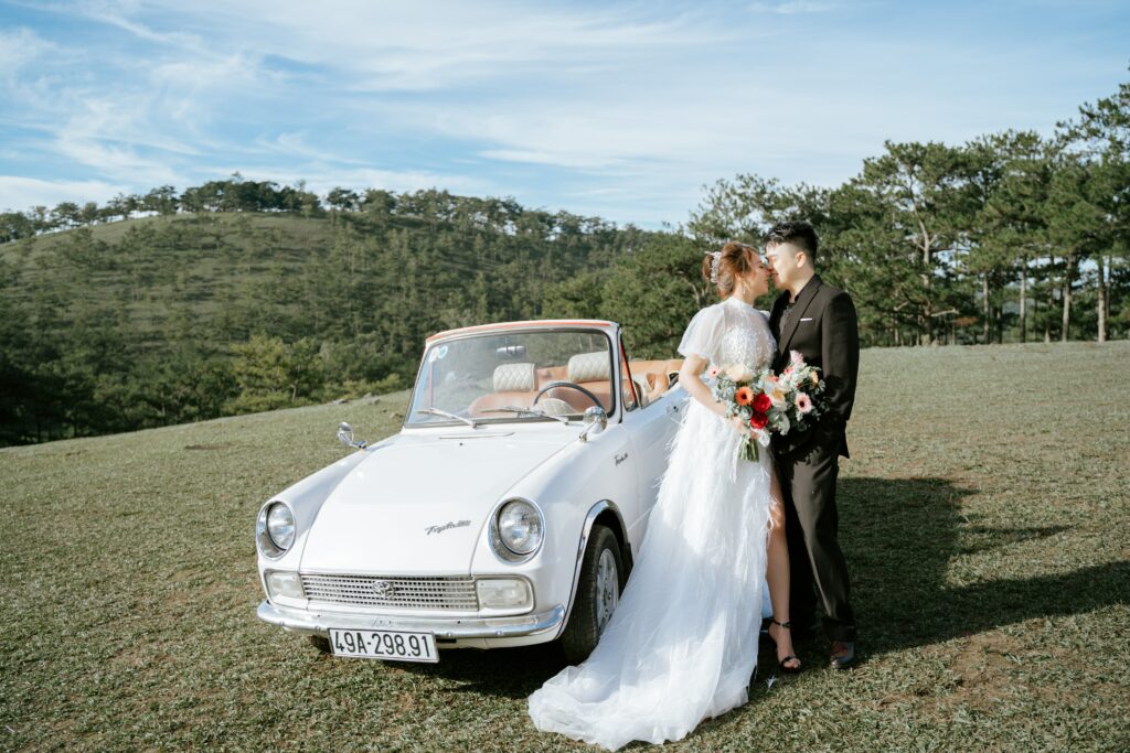 Aufgabe der Trauzeugen - Das Hochzeitsauto dekorieren