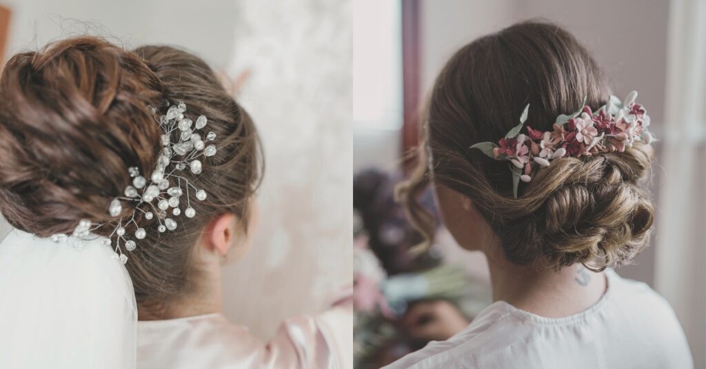 Kostengünstig und schön? Haarspangen und Haarkämme sind da die beste Wahl als Haarschmuck.
