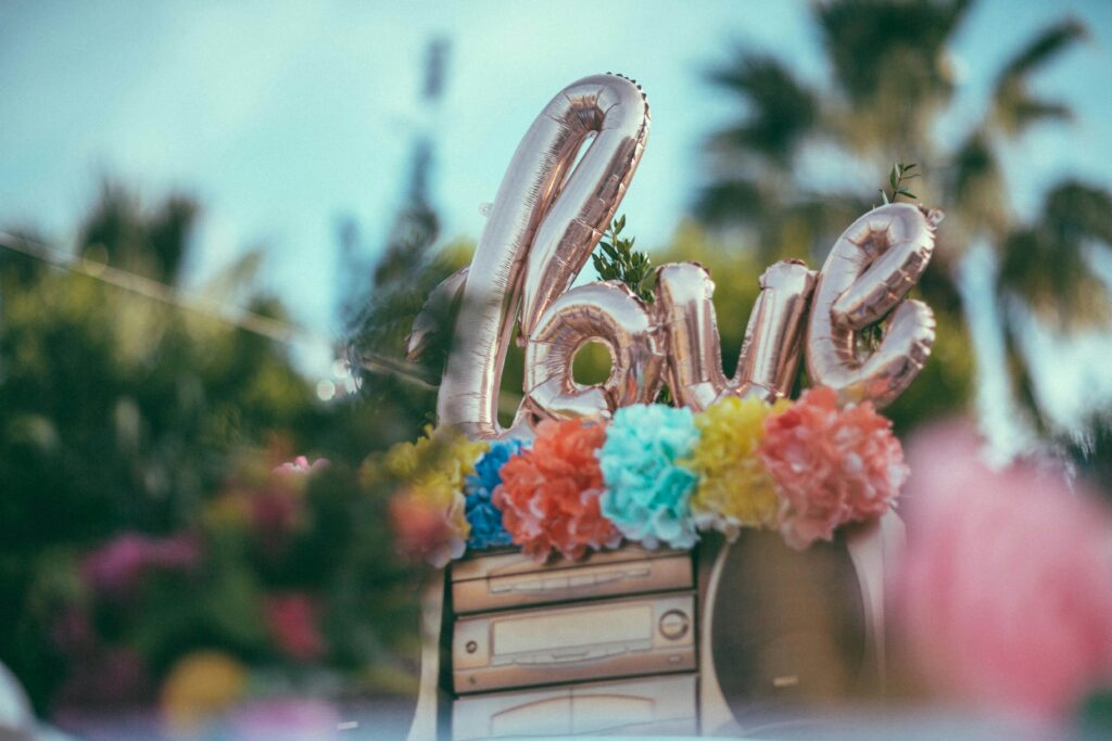 passende deko für LGBTQ+ freundliche Hochzeit